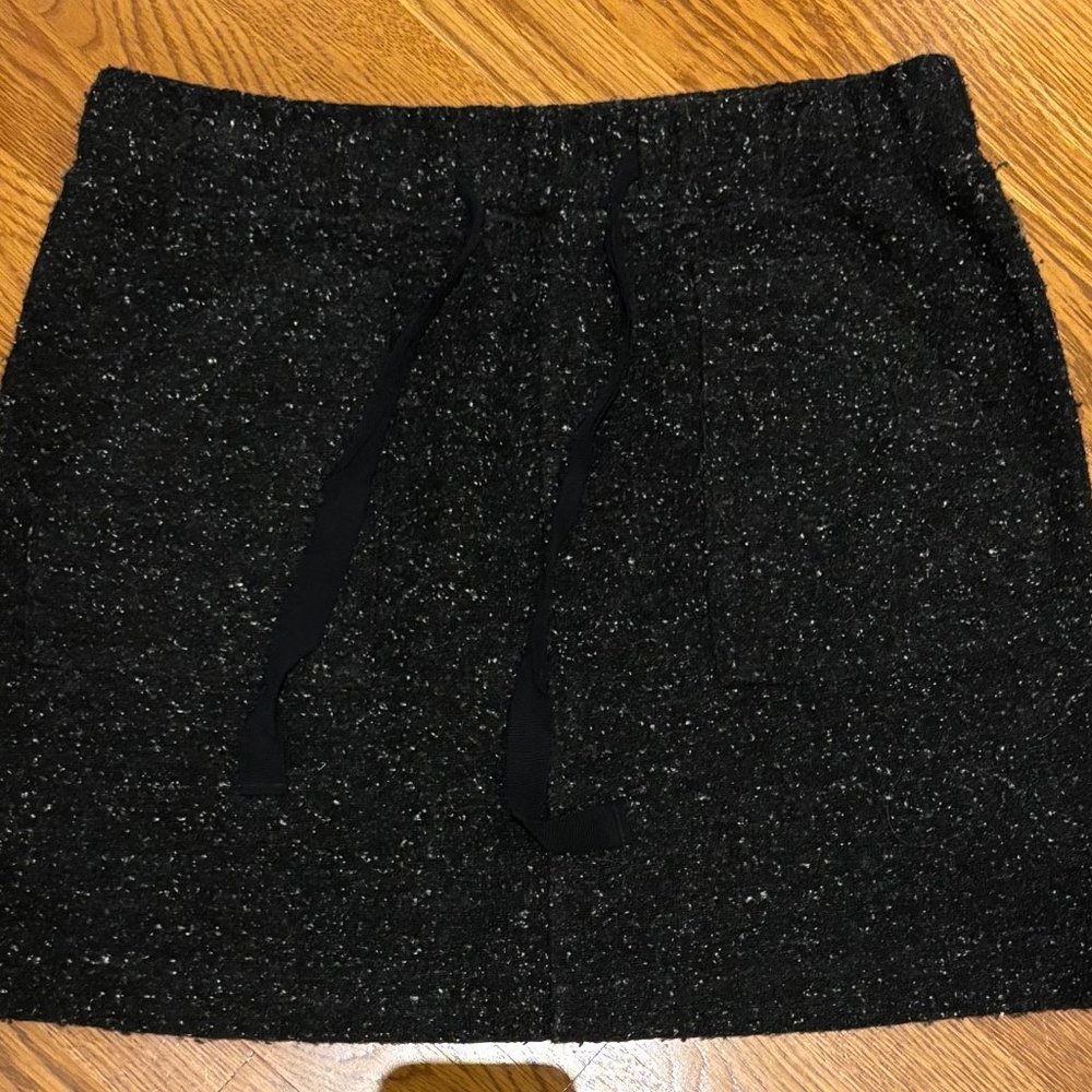 LOFT | Drawstring Boucle Mini Skirt